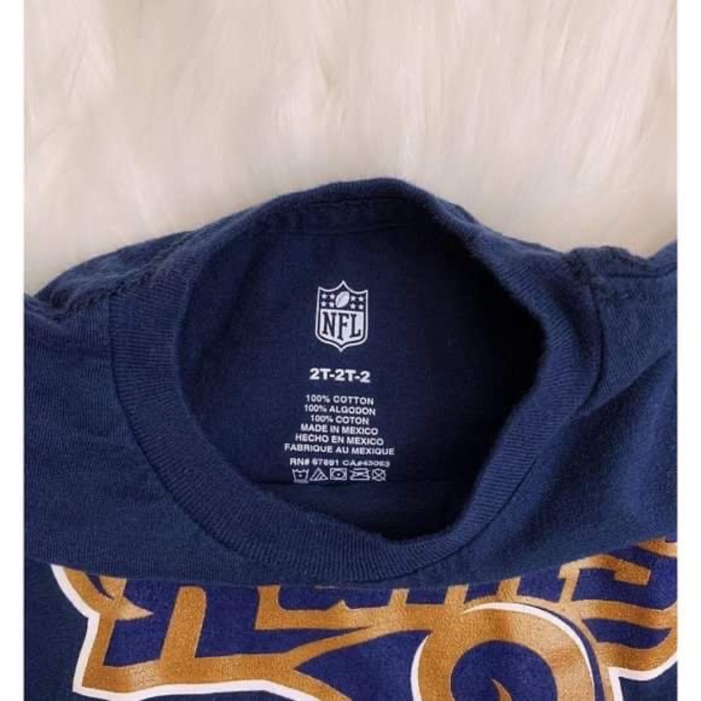 NFL Los Angeles RAMS Short Sleeves Logo Tee - Picture 4 of 7